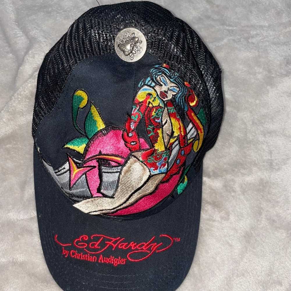 Vintage Ed Hardy hat - image 1