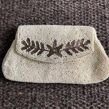 Vintage beaded clutch - image 1