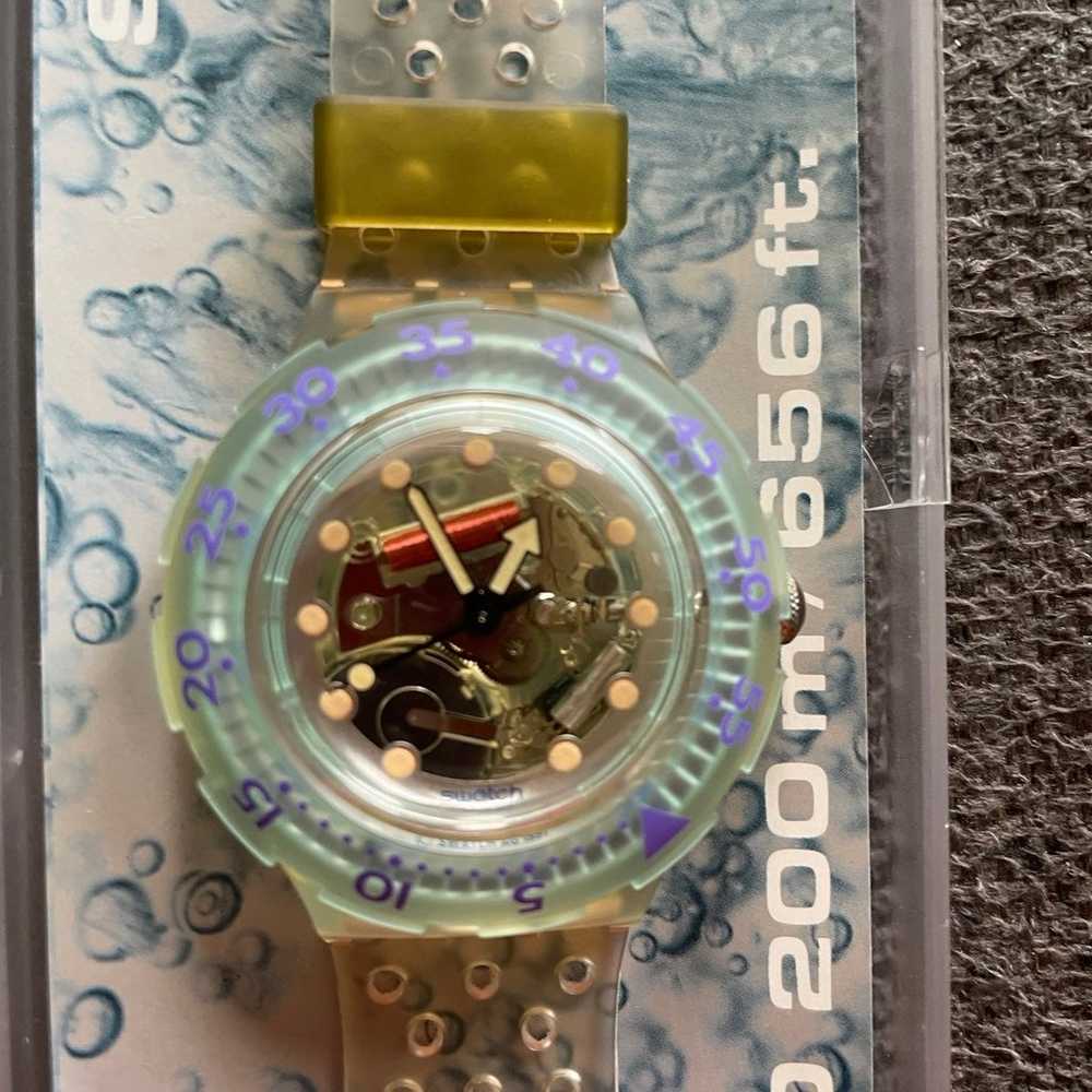 NEW OLD STOCK SWATCH Scuba Diving Watch S240 Wate… - image 1