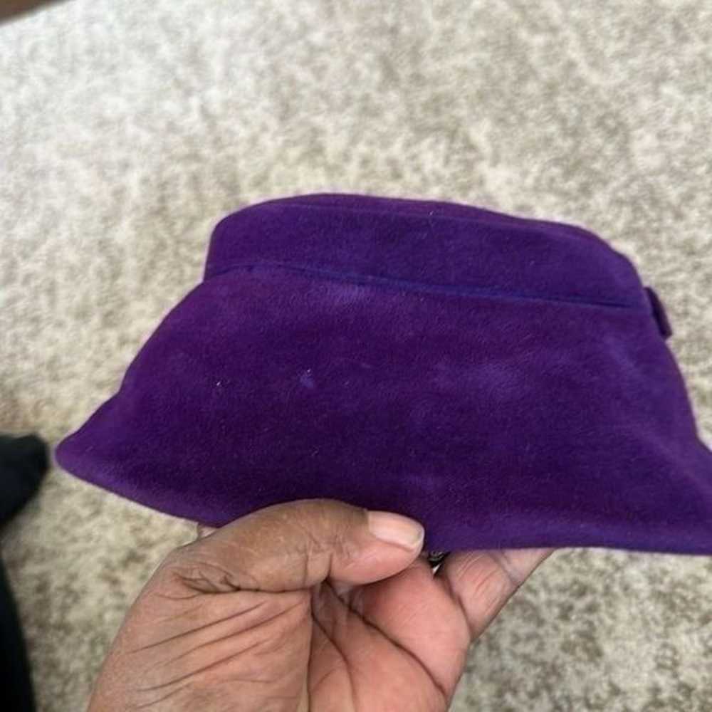 Velour Regale Vintage Purple Hat O/S - image 4