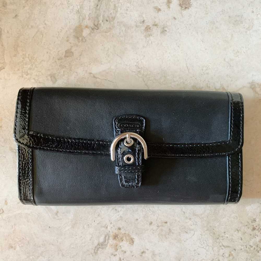 COACH Leather Black Wallet - image 1