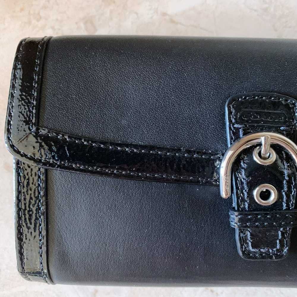 COACH Leather Black Wallet - image 2