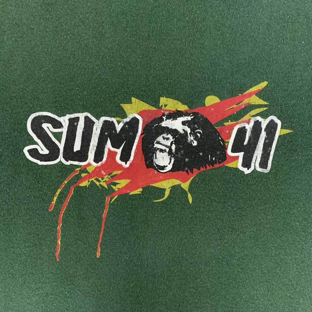 Band Tees × Tour Tee × Vintage Sum 41 spellout ap… - image 3