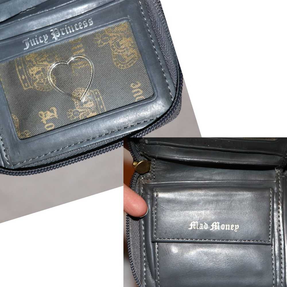 Juicy Couture Blue Square Zip Wallet - image 5