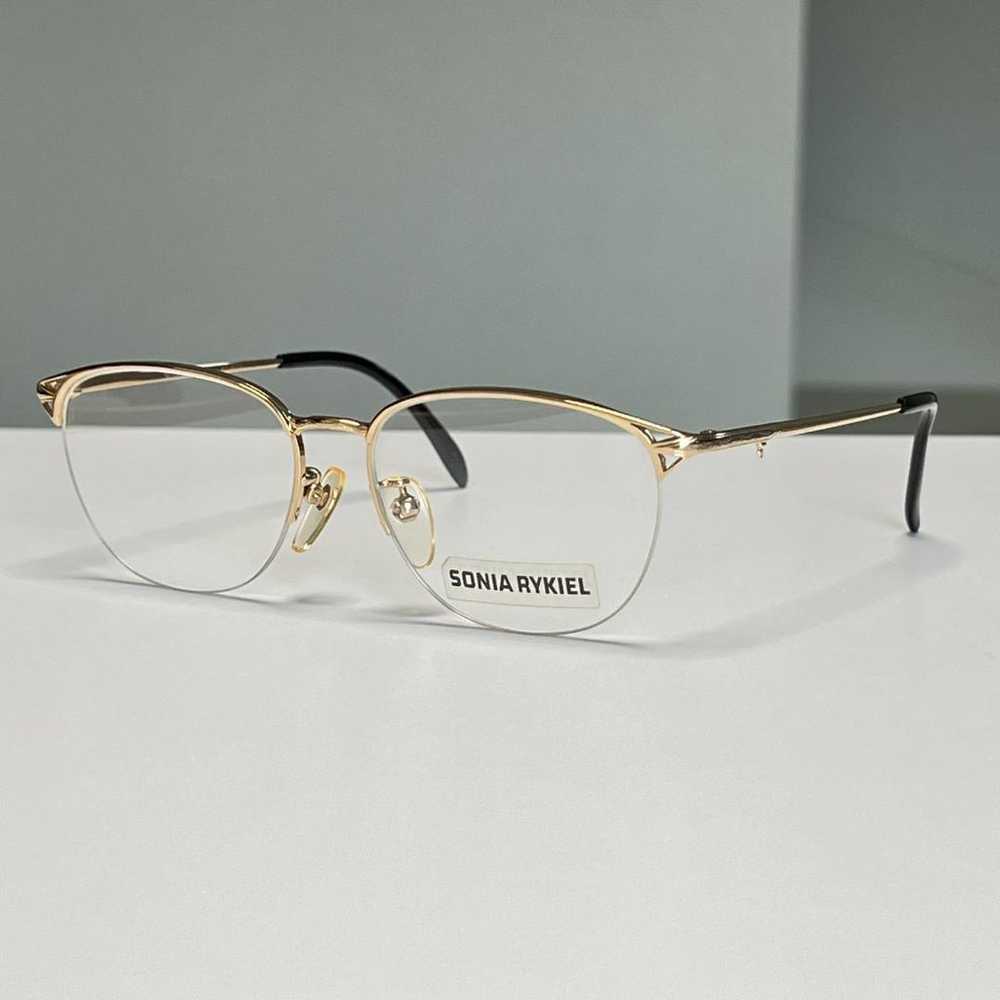 Sonia Rykiel half-rim eyeglass frame glasses vint… - image 1