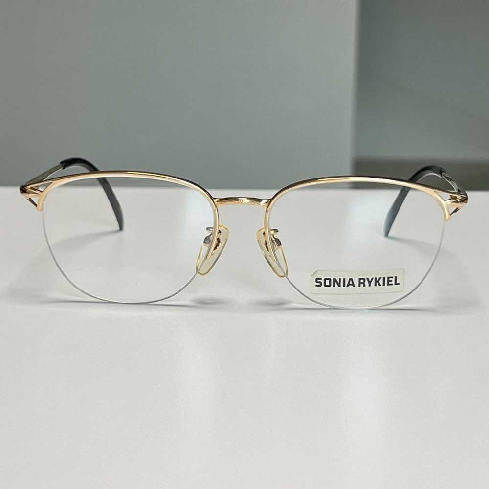 Sonia Rykiel half-rim eyeglass frame glasses vint… - image 2