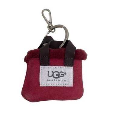 UGG Australia Red Charm Keychain Mini Micro Bag Cl