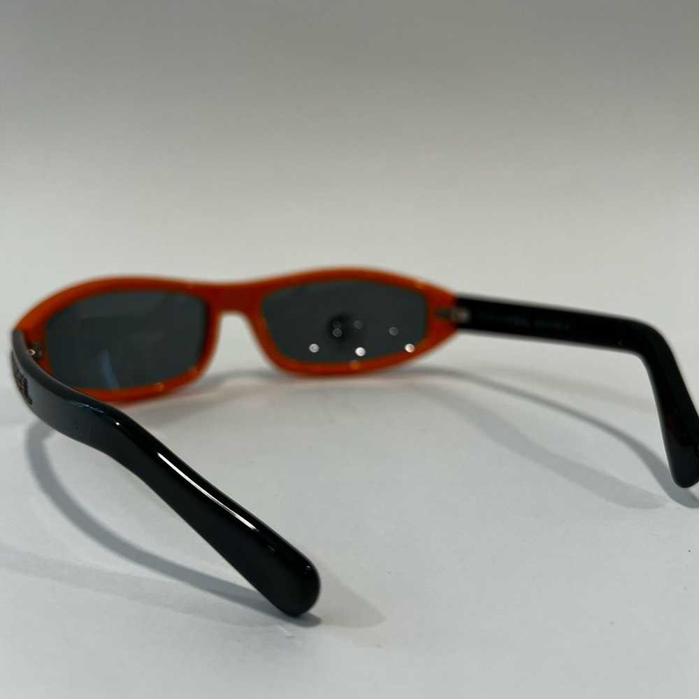 NWT Diesel Sunglasses Orange Sister No Wrap Oval - image 5