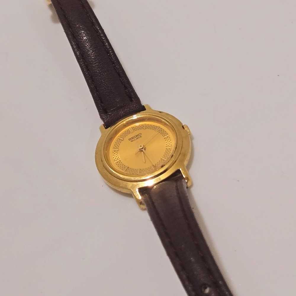 Vintage Seiko Ladies' Gold Tone Watch 4N01-0441. … - image 2