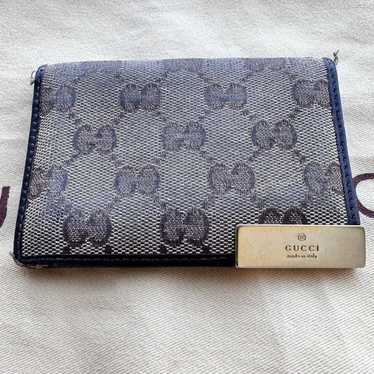 Gucci monogram card holder