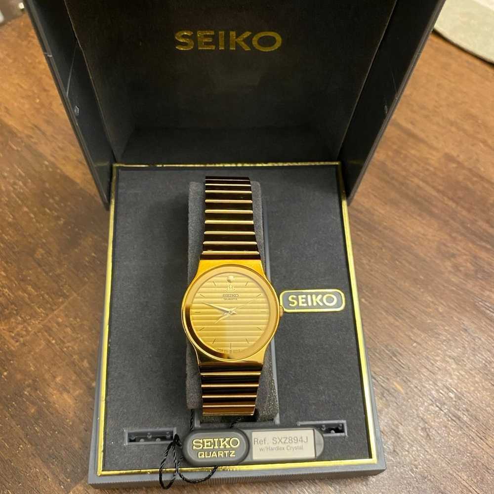 Unisex Vintage Japanese Manufactured Gold Seiko W… - image 1