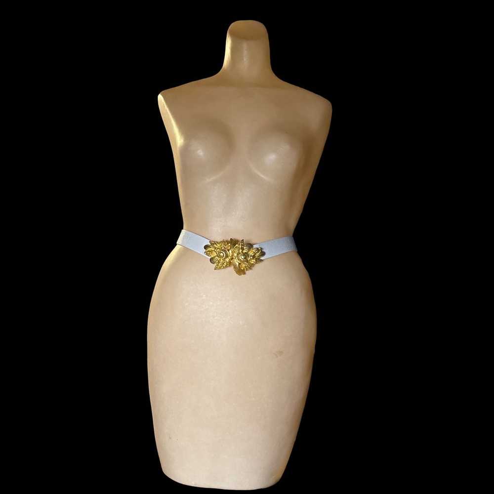 Vintage 1985 Mimi Di N Nautical Seashell Belt Vin… - image 3