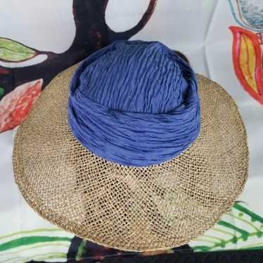 Vintage Straw Sun Hat - image 1