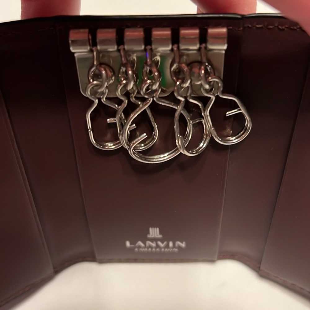 Rare Vintage NWOT New Old Stock Lanvin Key Wallet - image 10