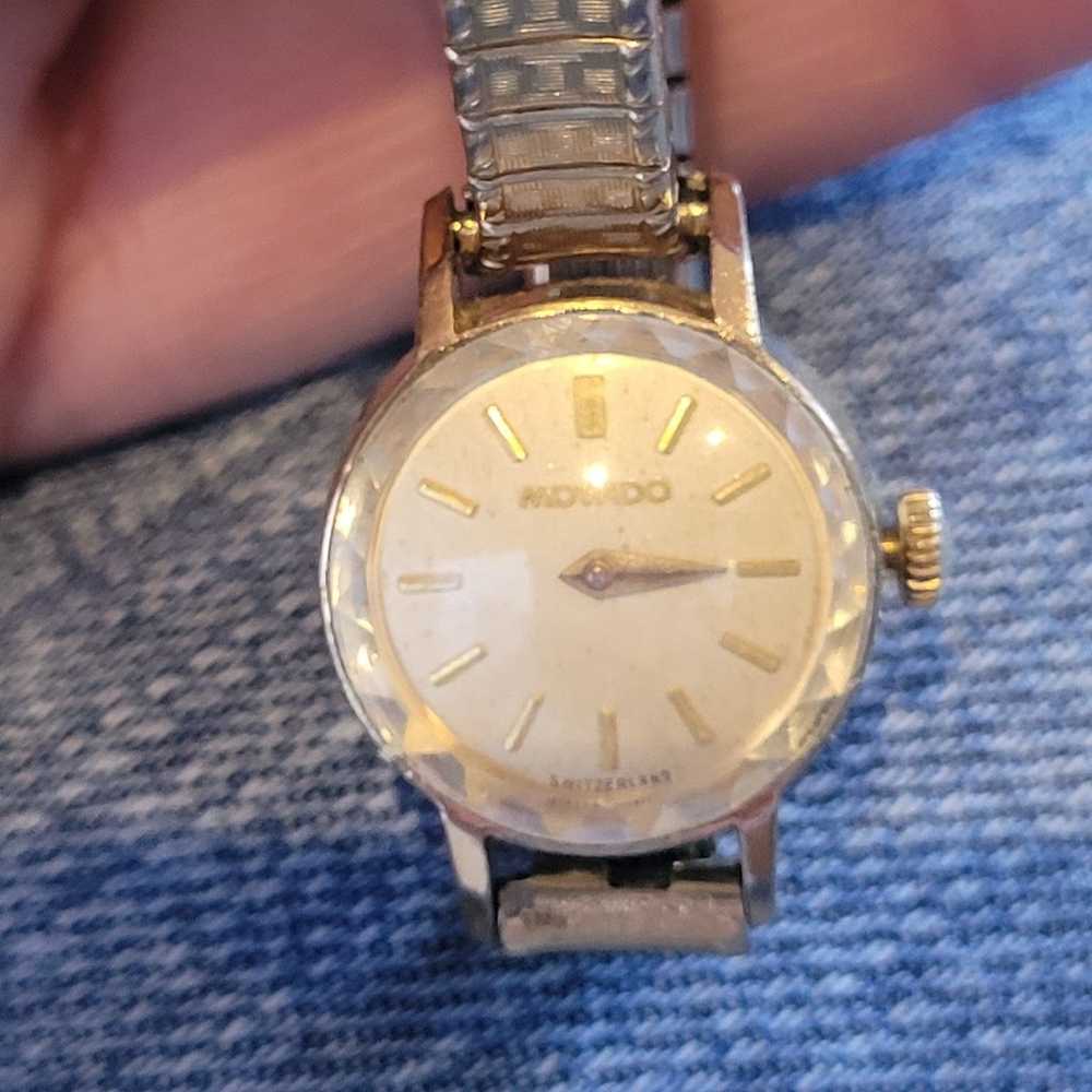 Vintage Ladies Movado Watch 10k - image 1