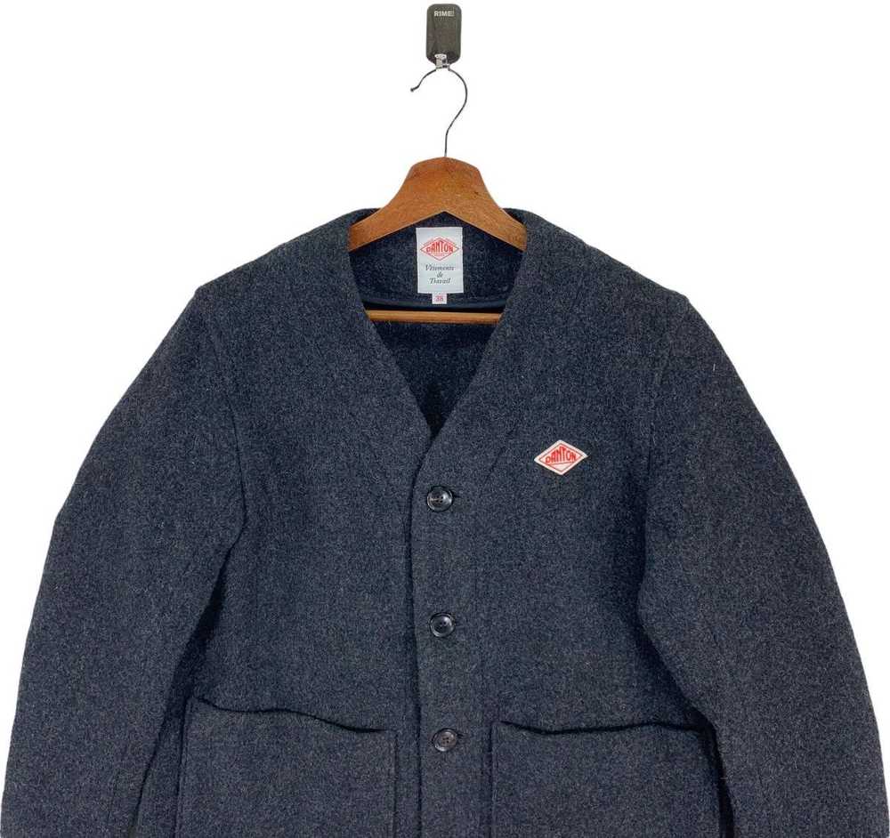 Danton VINTAGE DANTON WORKWEAR WOOL BUTTON JACKET - image 4