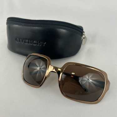 Givenchy Black and Gold Square Sunglasses - image 1