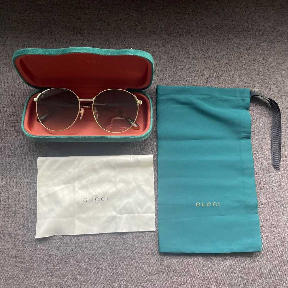 AUTHENTIC Gucci Round Frame Sunglasses - image 1