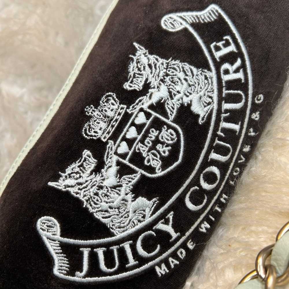 Authentic vintage Juicy Couture black velour barr… - image 2