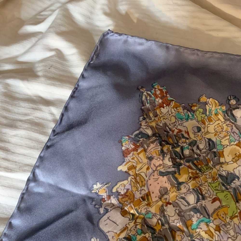 Vintage Hermès cirque molier silk scarf - image 9