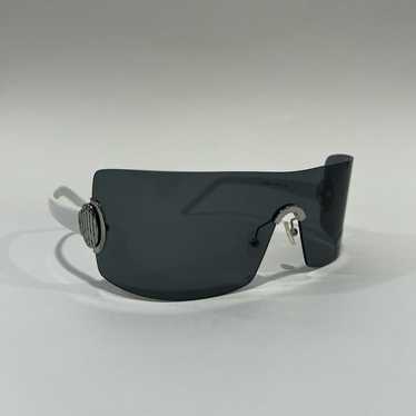 NWOT RARE Moschino Rimless Wrap Oversized Y2K Sun… - image 1