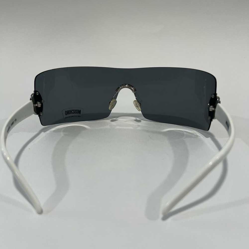 NWOT RARE Moschino Rimless Wrap Oversized Y2K Sun… - image 4