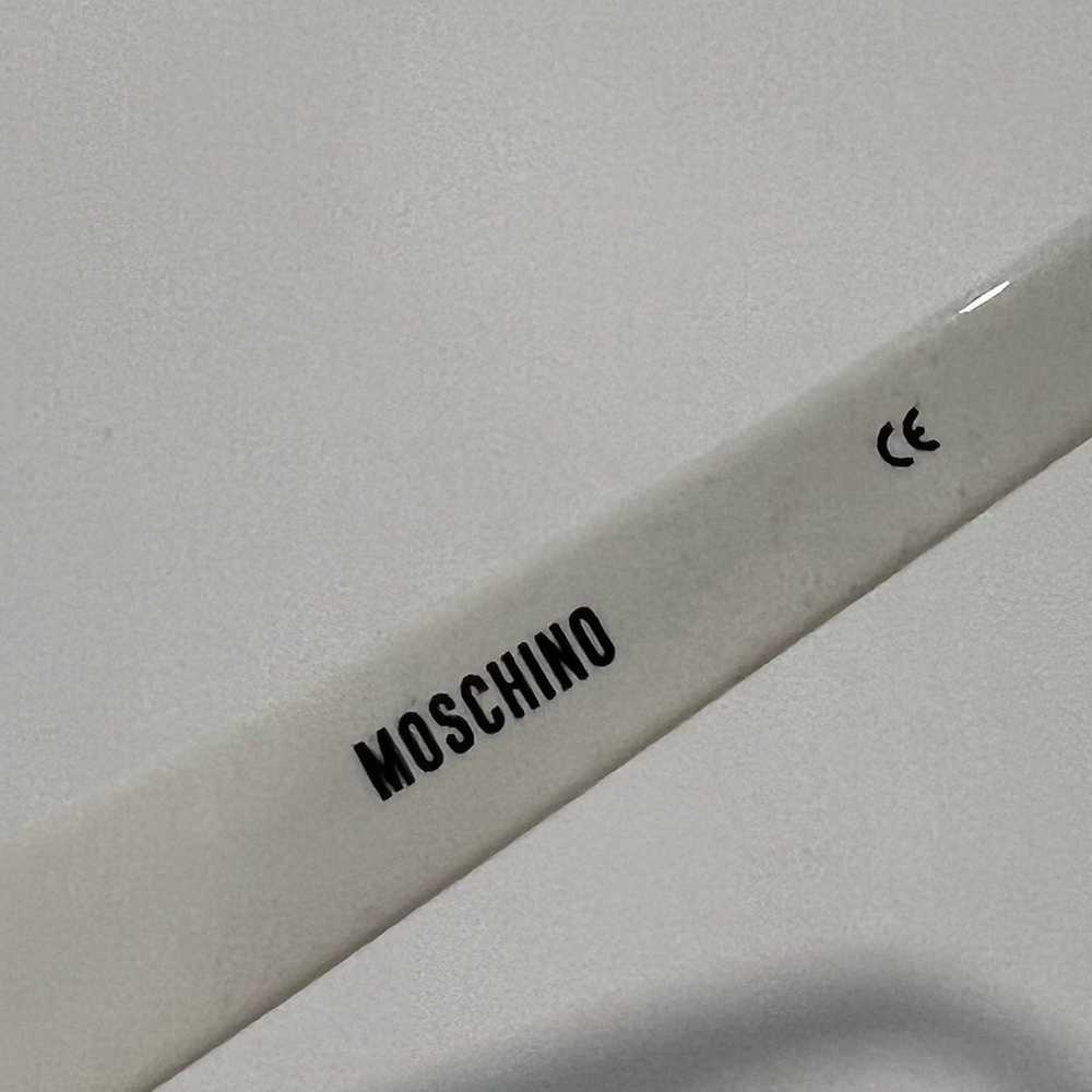 NWOT RARE Moschino Rimless Wrap Oversized Y2K Sun… - image 8