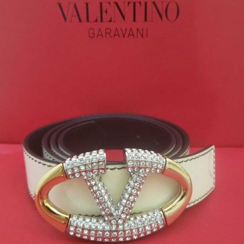 Valentino Garvani Rhinestone Belt Vintag - image 1