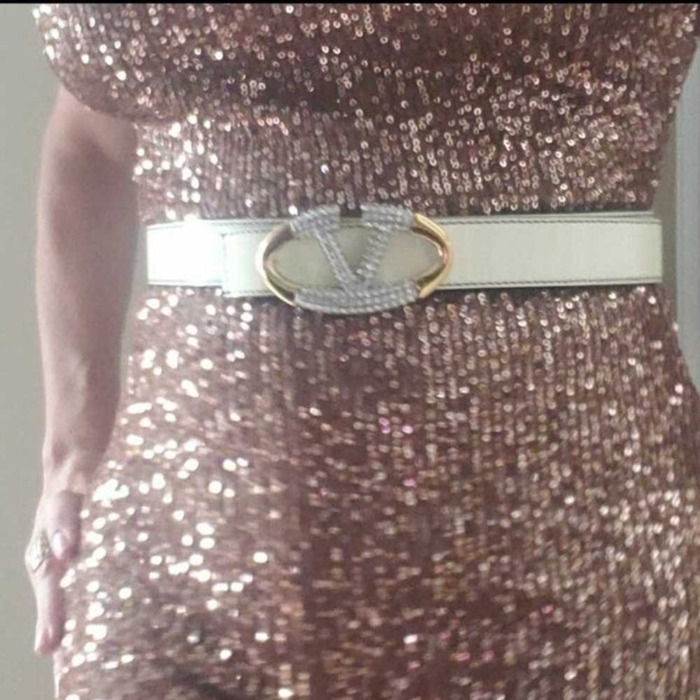 Valentino Garvani Rhinestone Belt Vintag - image 5