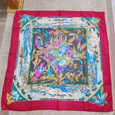 Authentic Vintage Hermes Les Tropiques Scarf - image 1