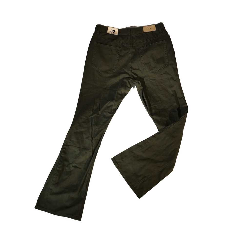 MNML MNML Mens Olive Twill Flare Denim Jeans - image 2