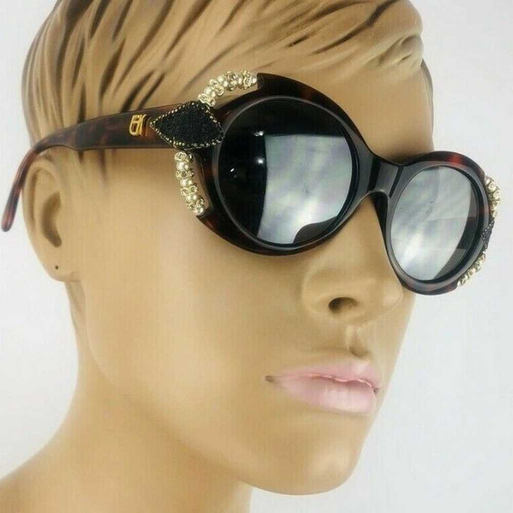 Vtg Emmanuelle Khanh Sunglasses Tortoise - image 12