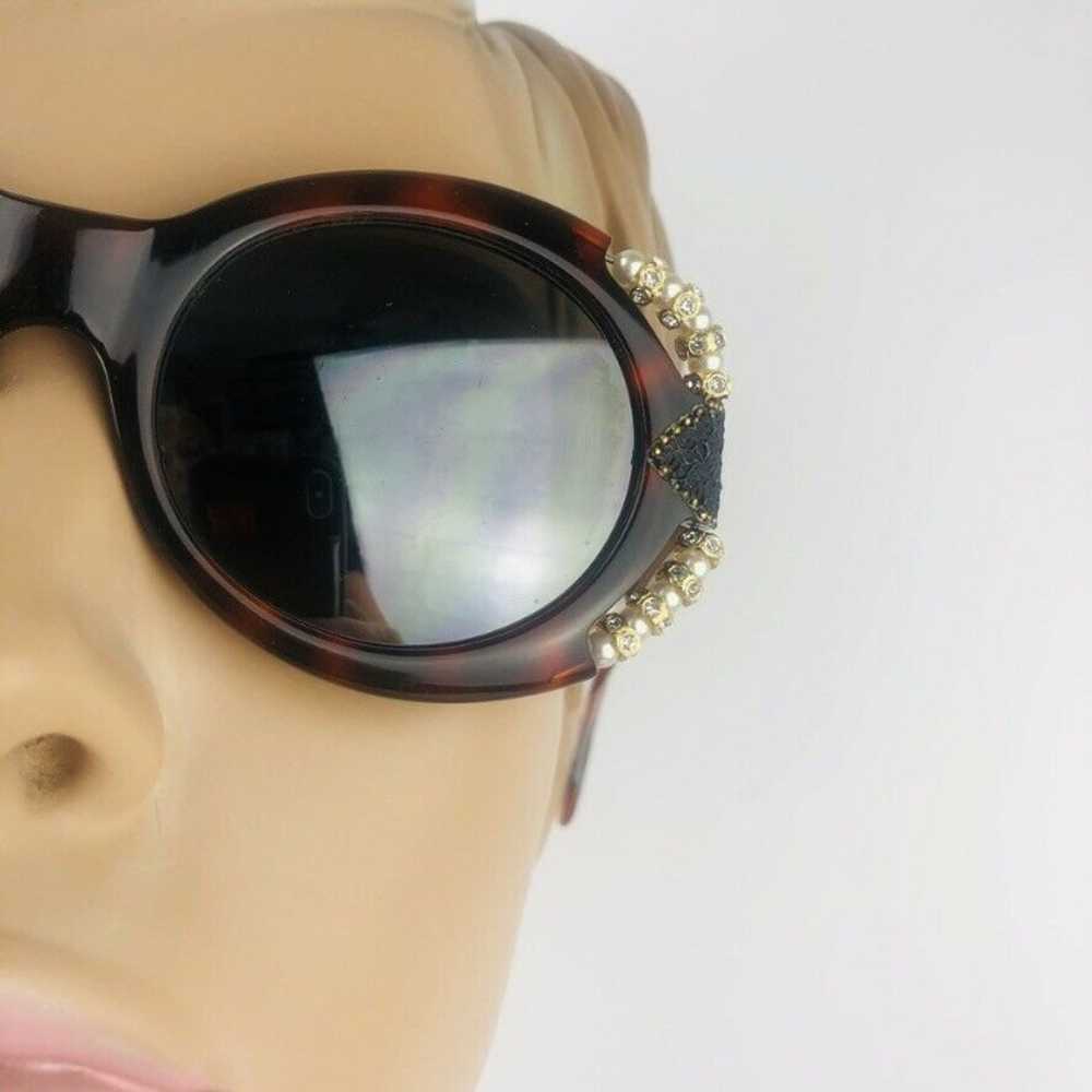 Vtg Emmanuelle Khanh Sunglasses Tortoise - image 3