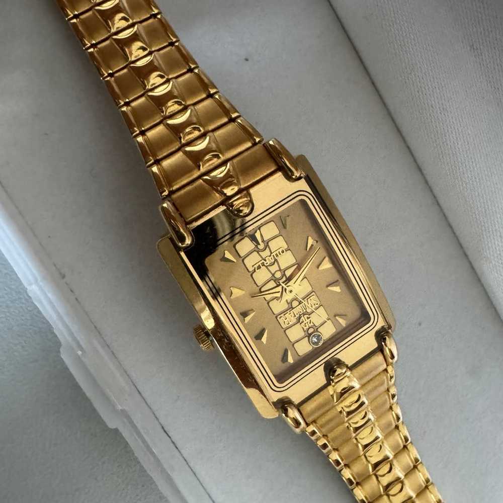 Swistar vintage Watch 23k gold electro plated - image 2