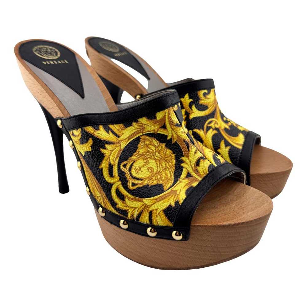 Versace Leather mules & clogs - image 1