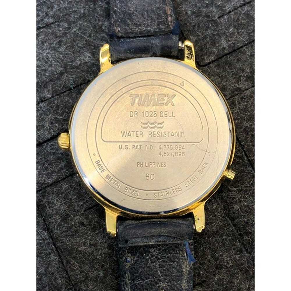 Vintage Timex Indiglo Analog Watch Gold Tone - No… - image 6