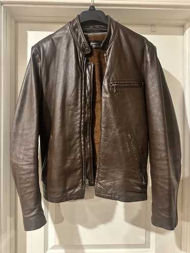 Genuine Leather Dark Brown Genuine Leather Jacket