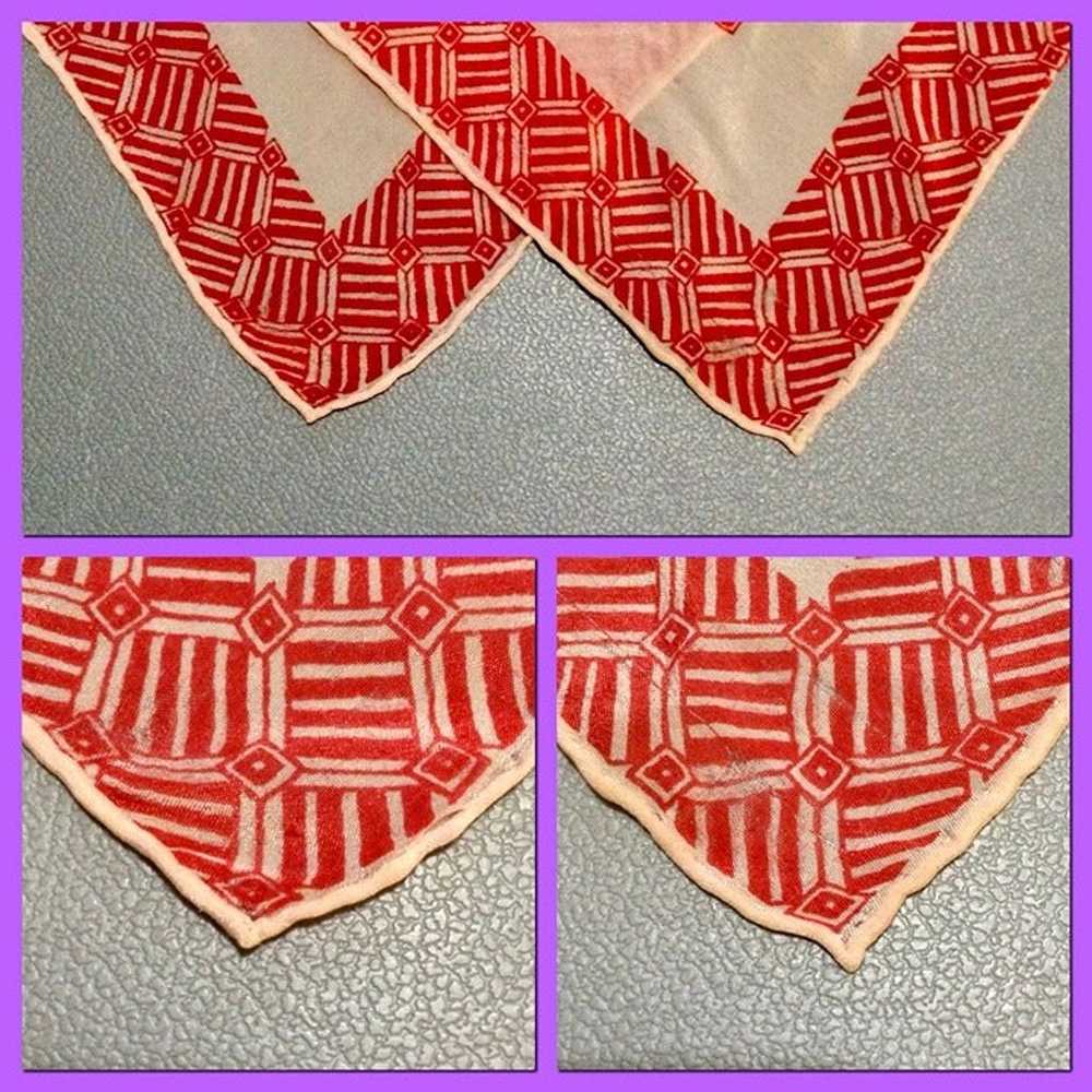 Vtg Silk Scarf_105 - image 4