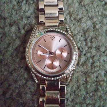 Women's vintage jeweled bezel watch - image 1