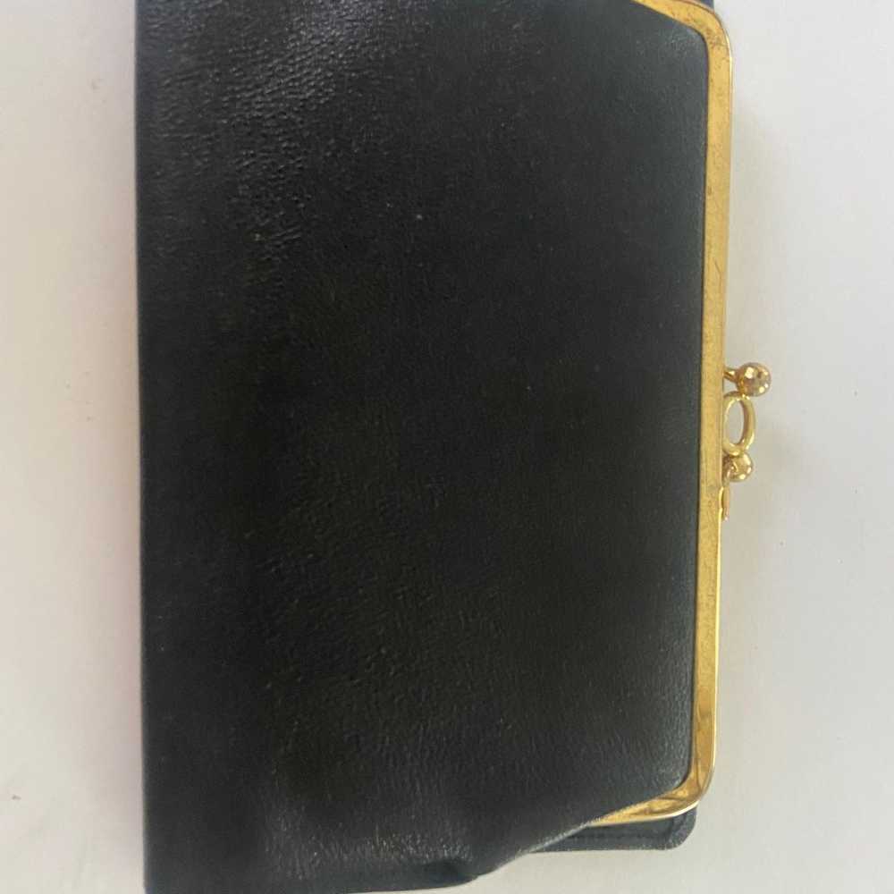 Vintage black and gold clutch - image 10