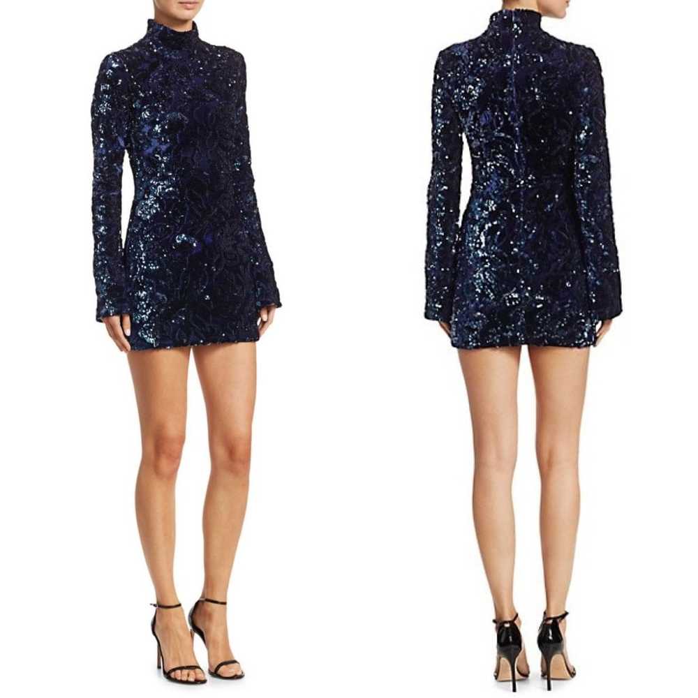 Alexis Rhapsody Dress Navy Blue Velvet Sequin Siz… - image 5