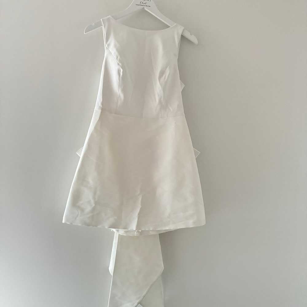 SACHIN & BABI Reed White Back Bow Mini Dress - image 7