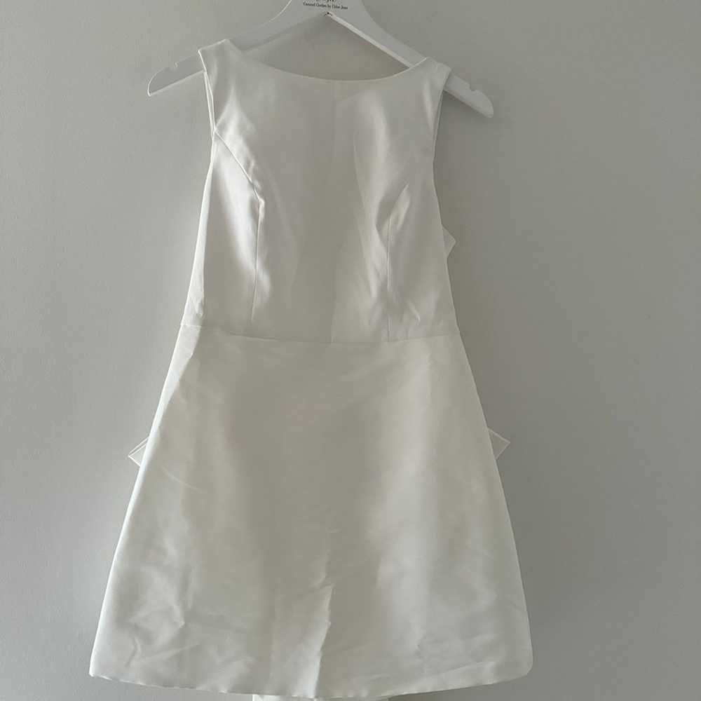 SACHIN & BABI Reed White Back Bow Mini Dress - image 8