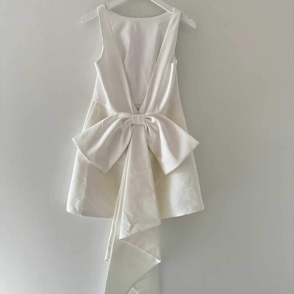 SACHIN & BABI Reed White Back Bow Mini Dress - image 9