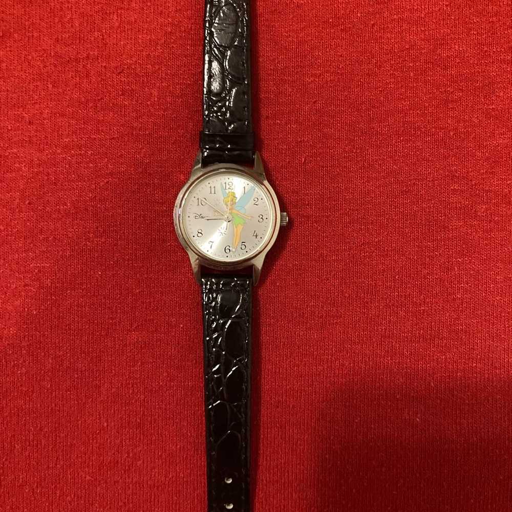 Woman’s vintage quartz Japan movement black leath… - image 3