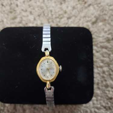 Vintage Silver And Gold Tone Timex Watch - image 1