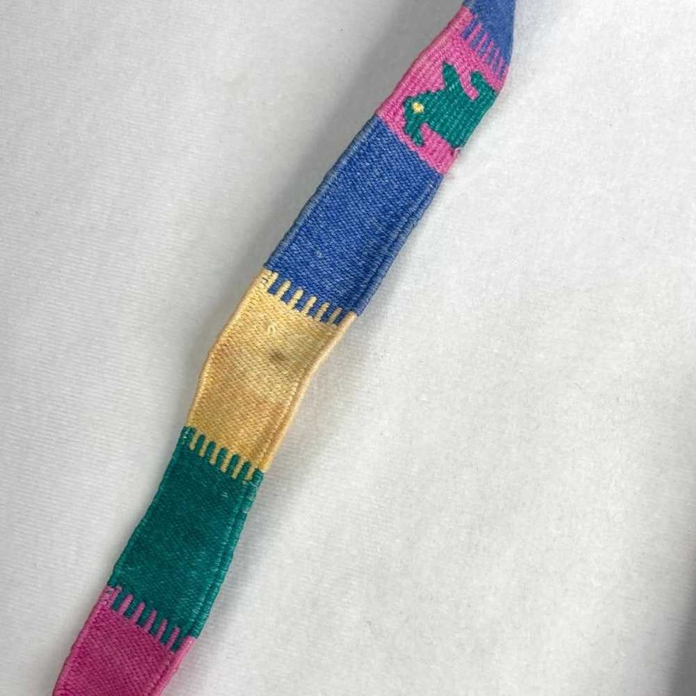 Southwestern Multi Color Tie Waist Belt - image 4