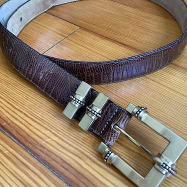 Vintage Brighton 1996 leather belt - image 1