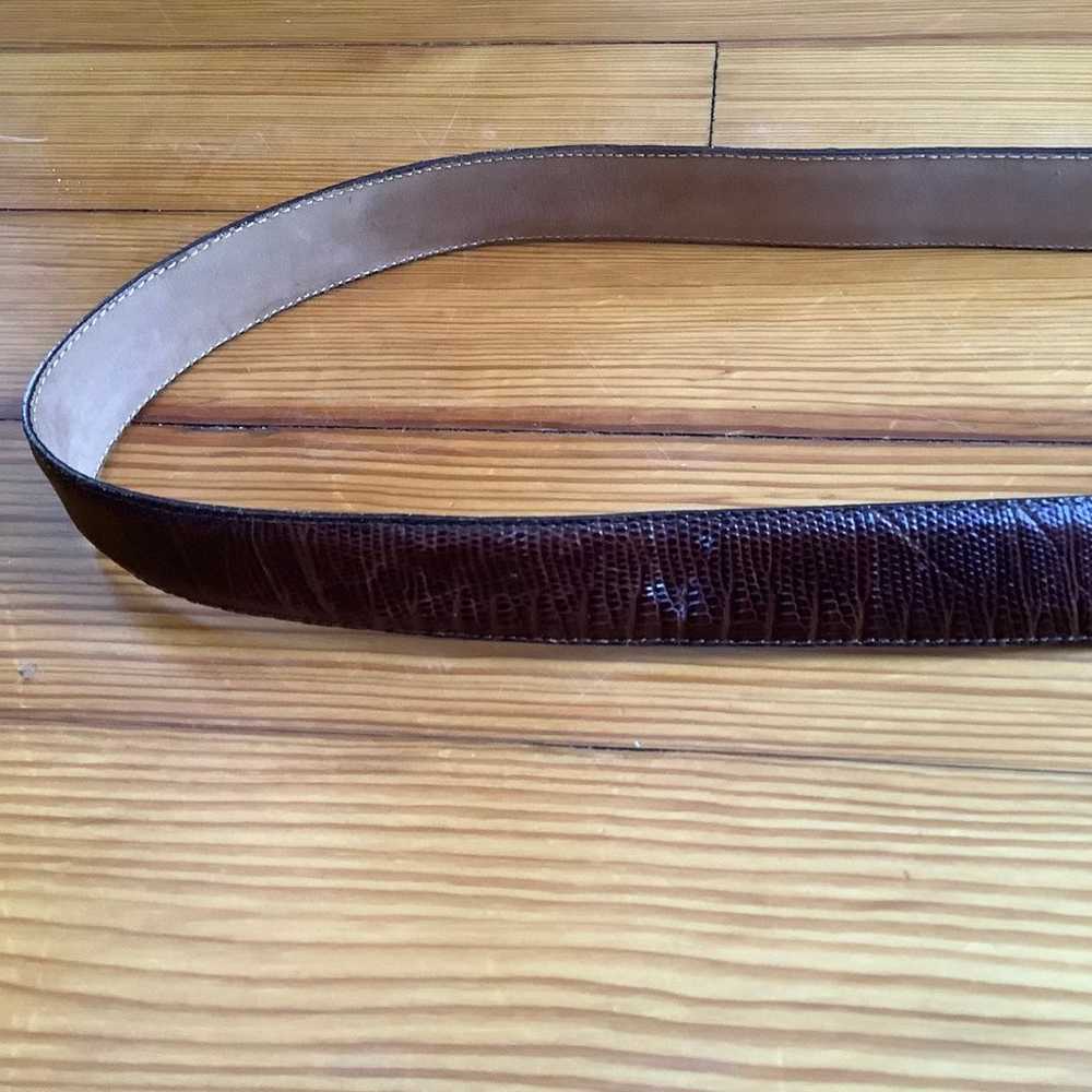 Vintage Brighton 1996 leather belt - image 5