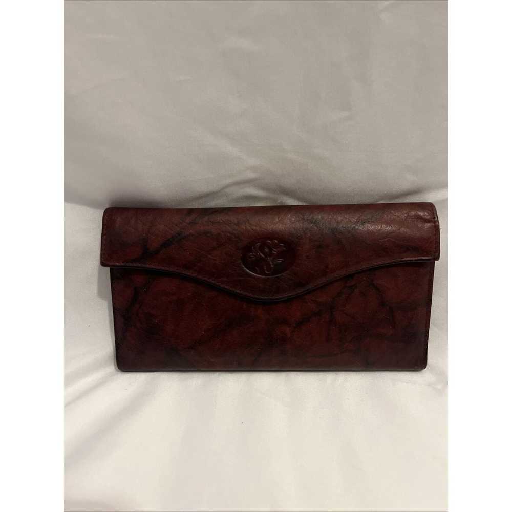 Vintage BUXTON Wallet Burgundy Leather Pockets Co… - image 1